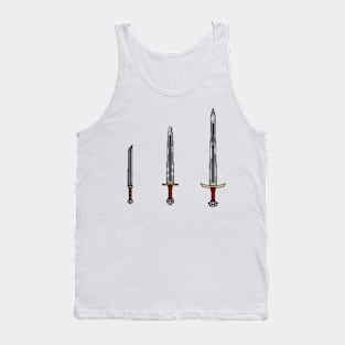 Pixel Swords Tank Top